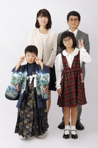 七五三　家族